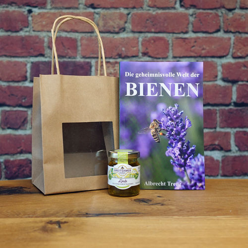 Geschenkset Taschenbuch + Linde Honig